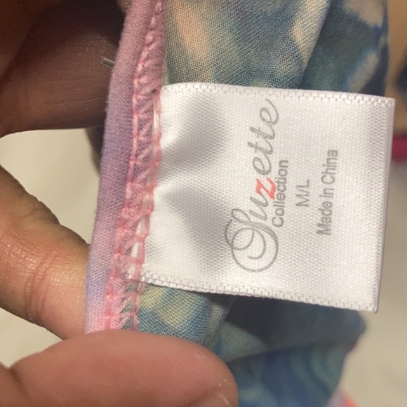 [NWT] SUZETTE | One Shoulder Colorful Tye-Die Tank Top - Picture 2 of 3